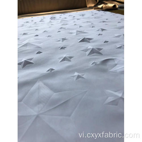 3d vải polyester polyester dập nổi